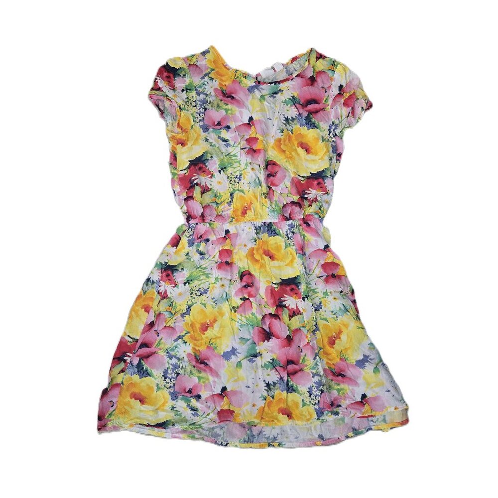 Gap Kids Floral Cap Sleeved Sundress